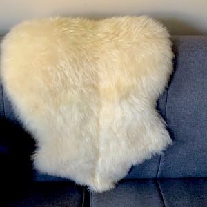 Sheepskin rug